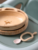 Bambukinis prilimpantis dubenėlis